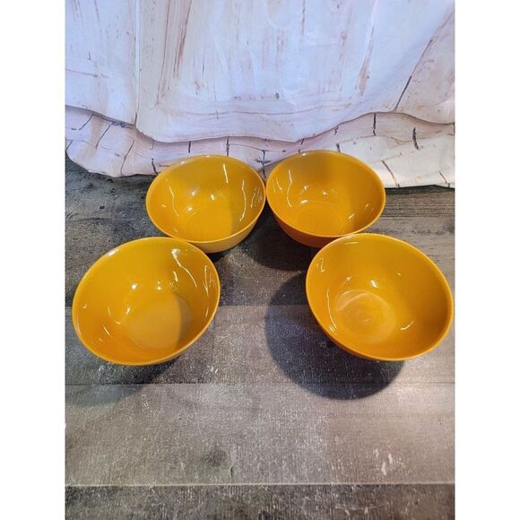 Fall orange plastic Bowl set home decor - Picture 2 of 5